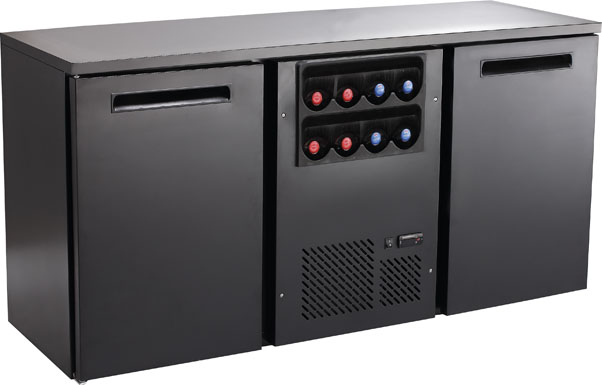 Barkoeling Zwart 2 Deuren | 376 Liter Barkoeling Zwart 2 Deuren | 376 Liter