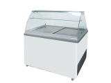 Schepijsvitrine 9x5 Ltr Wit