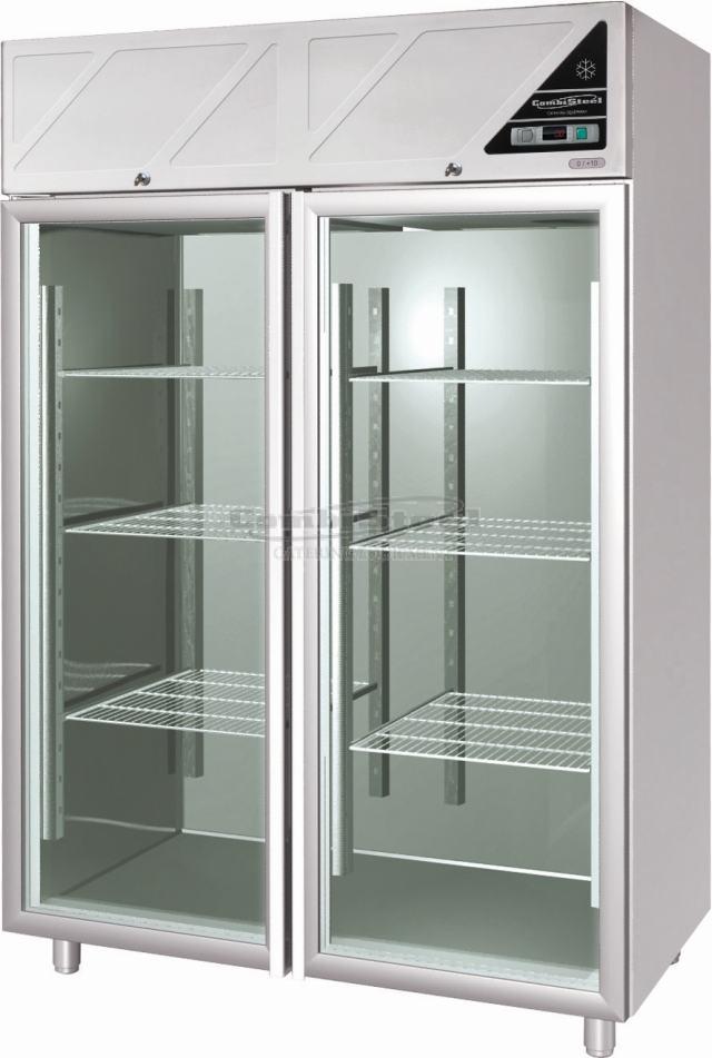 C.S. Koelkast 2 Glasdeuren RVS | 1400 Liter C.S. Koelkast 2 Glasdeuren RVS | 1400 Liter