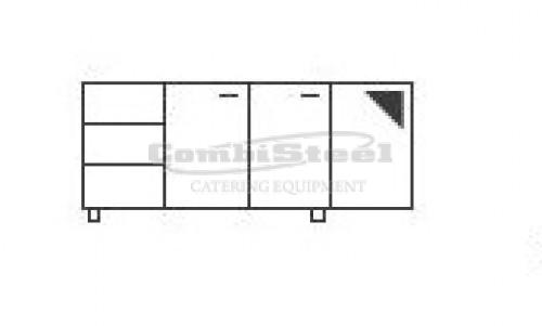 KOELWERKBANK 2 DEUREN 1 1/3 LADEBLOK KOELWERKBANK 2 DEUREN 1 1/3 LADEBLOK