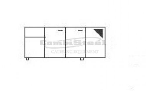 KOELWERKBANK 2 DEUR 1 2/3 LADEBLOK KOELWERKBANK 2 DEUR 1 2/3 LADEBLOK