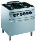 Pro 700 Gas Fornuis 4 Br. Met El. Oven