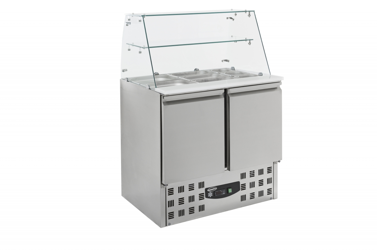 Gekoelde Saladette Glasopstand 2 Drs Gekoelde Saladette Glasopstand 2 Drs