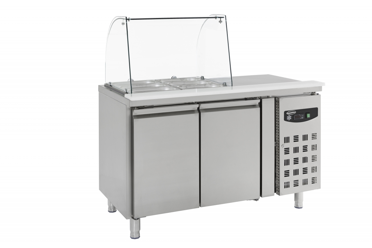 Koelwerkbank Glasopstand 2 Deuren Koelwerkbank Glasopstand 2 Deuren