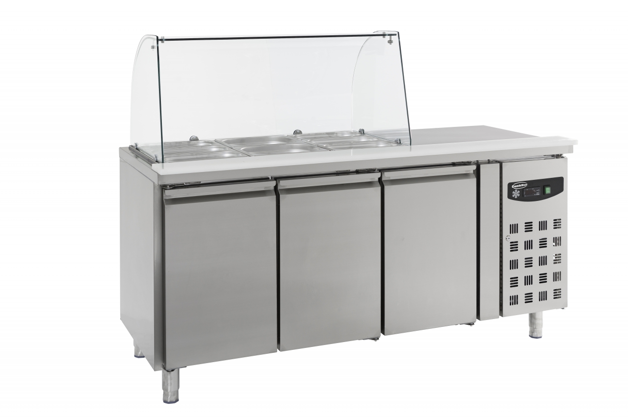 Koelwerkbank Glasopstand 3 Drs Koelwerkbank Glasopstand 3 Drs