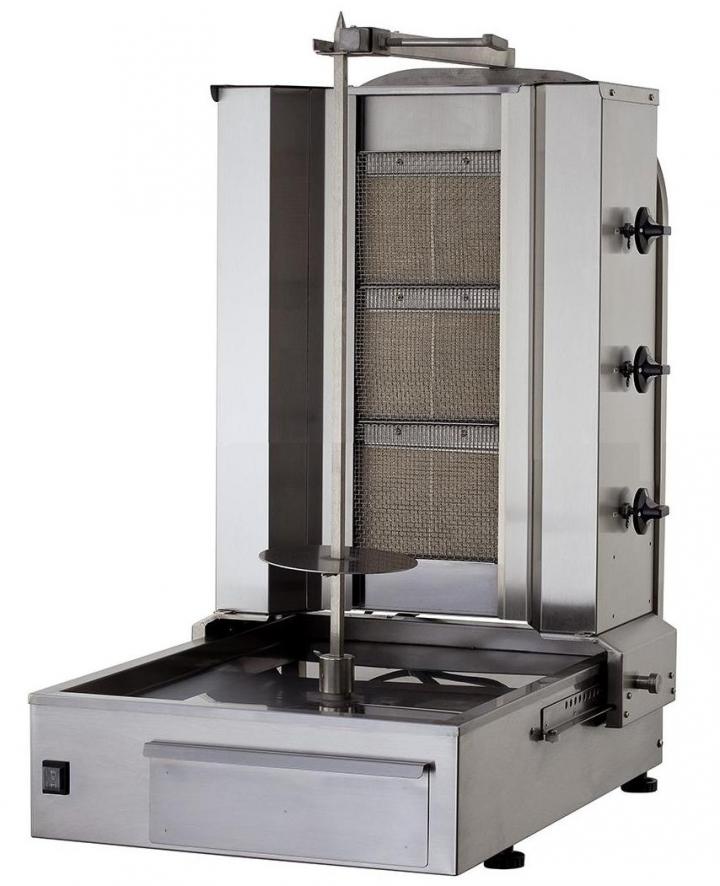 KLG 150 DONER GRILL GAS, BOTTOM MOTOR, 3 Burners KLG 150 DONER GRILL GAS, BOTTOM MOTOR, 3 Burners