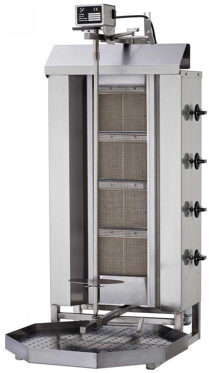 KLG 221 DONER GRILL GAS, TOP MOTOR, 4 Burners KLG 221 DONER GRILL GAS, TOP MOTOR, 4 Burners