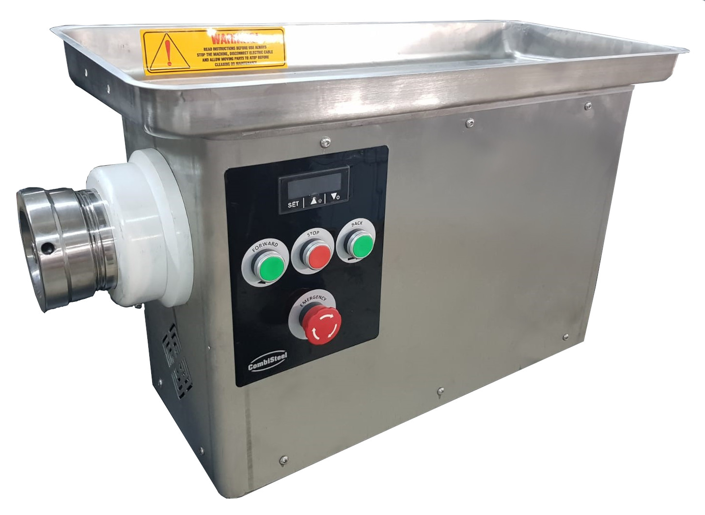 Gehaktmolen 400 Kg/h 400v Met Gekoelde Rvs Kop Gehaktmolen 400 Kg/h 400v Met Gekoelde Rvs Kop