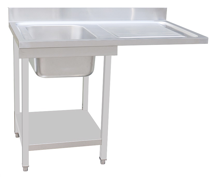700 Spoeltafel Bodem Met Uitsp. Vaatwasser, Demontabel 1 Links 1200 700 Spoeltafel Bodem Met Uitsp. Vaatwasser, Demontabel 1 Links 1200