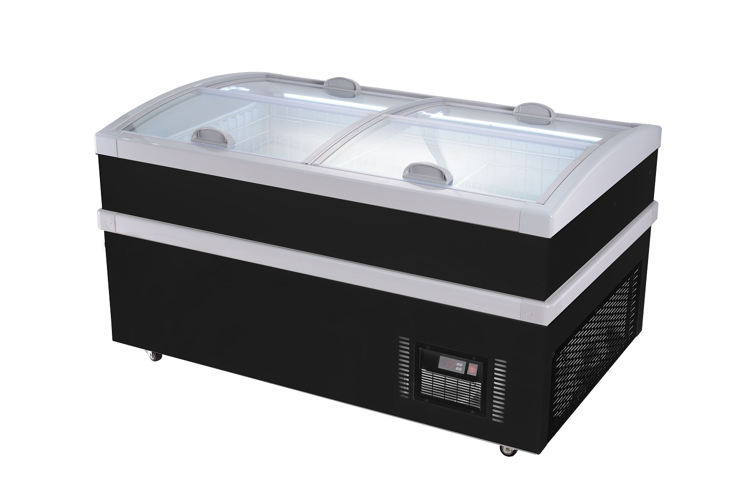 Vrieskist Glasdeksel Zwart 1000l Vrieskist Glasdeksel Zwart 1000l