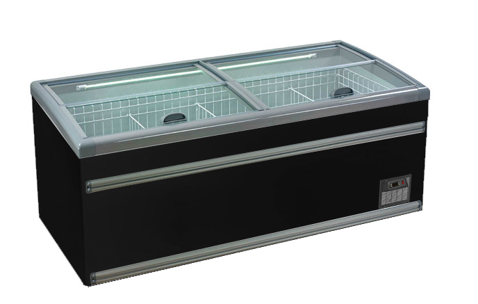 Supermarkt Vrieskist Zwart 2100 Supermarkt Vrieskist Zwart 2100