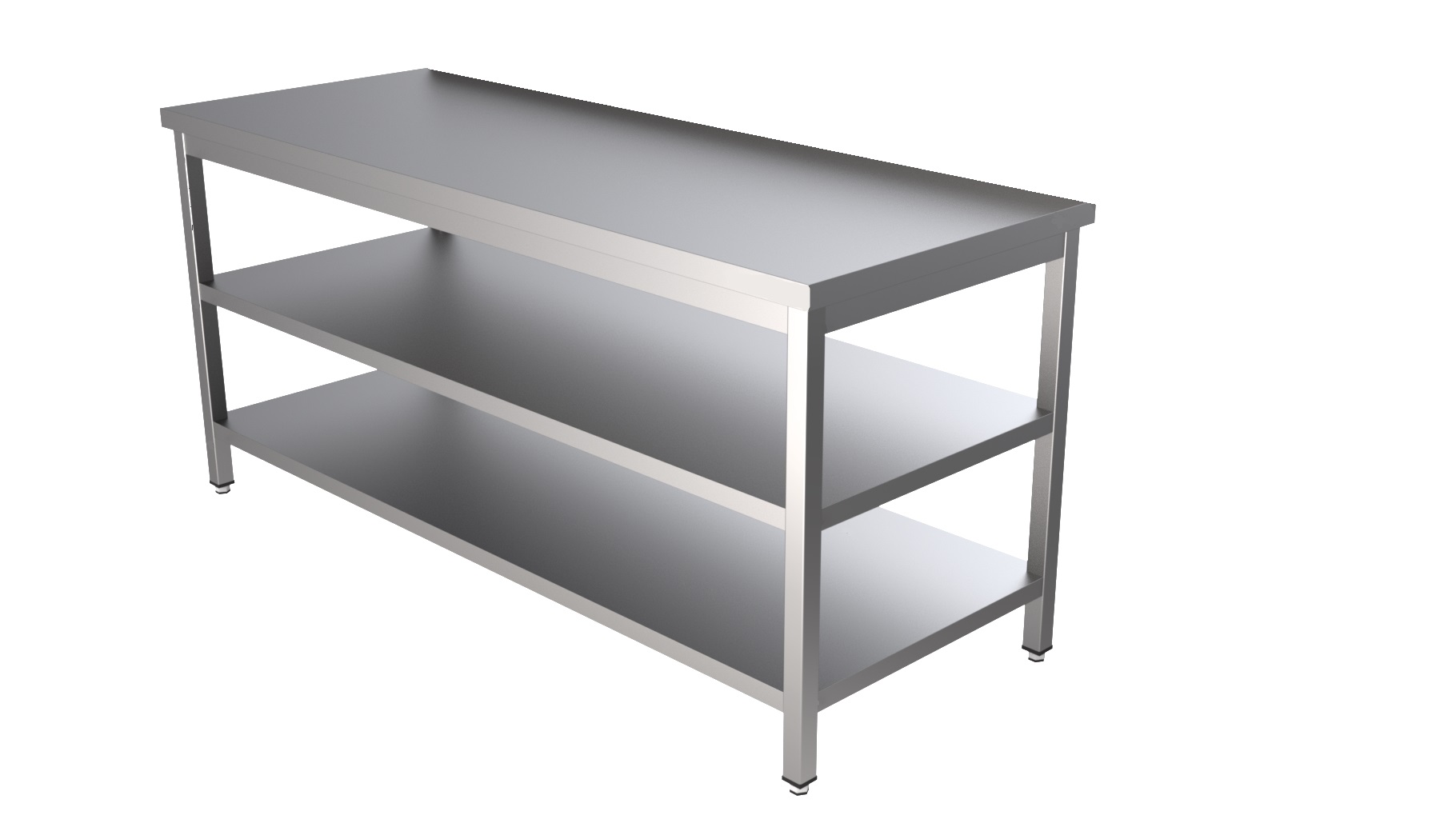 RVS Tafel 2 Schappen 1900 x 600-Line RVS Tafel 2 Schappen 1900 x 600-Line