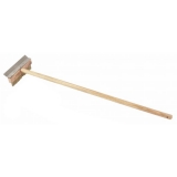 Pizzaborstel Met Schraper En Houten Steel 25-120