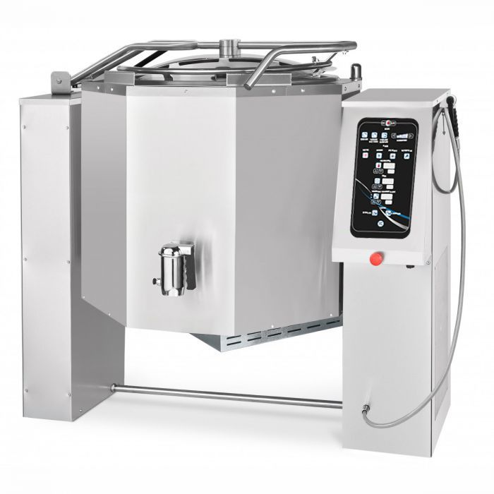 El. Kantelbare Kookketel 160 Ltr Vzv Roerwerk En Aftapkraan El. Kantelbare Kookketel 160 Ltr Vzv Roerwerk En Aftapkraan