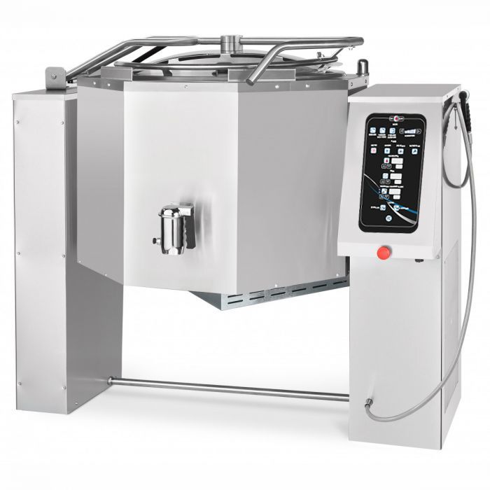 El. Kantelbare Kookketel 200 Ltr Vzv Roerwerk En Aftapkraan El. Kantelbare Kookketel 200 Ltr Vzv Roerwerk En Aftapkraan