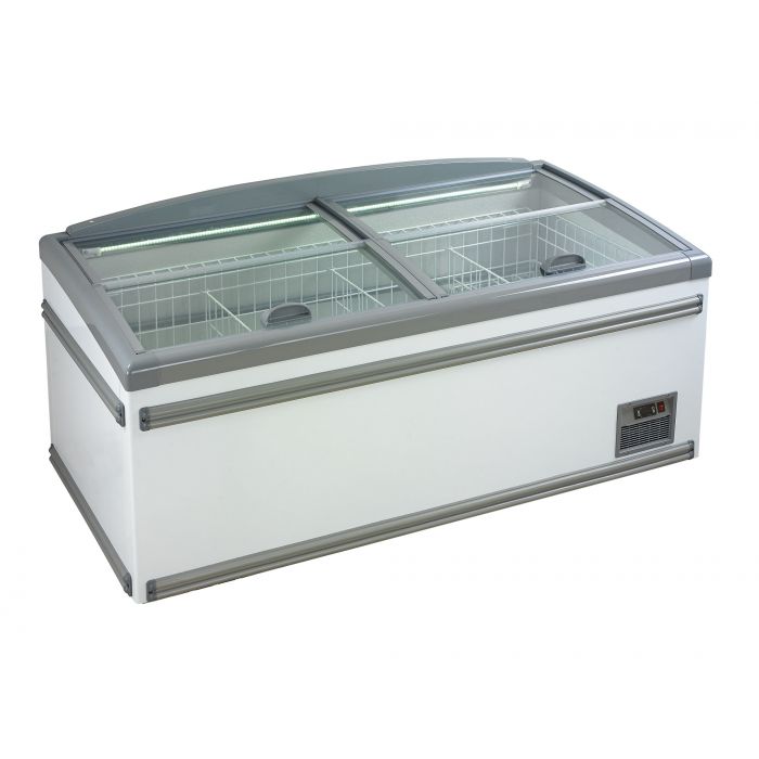 Supermarkt Vrieskist Wit Kop Element Supermarkt Vrieskist Wit Kop Element