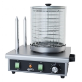 Hot Dog Warmer Met 2 Brood Verwarmstaven