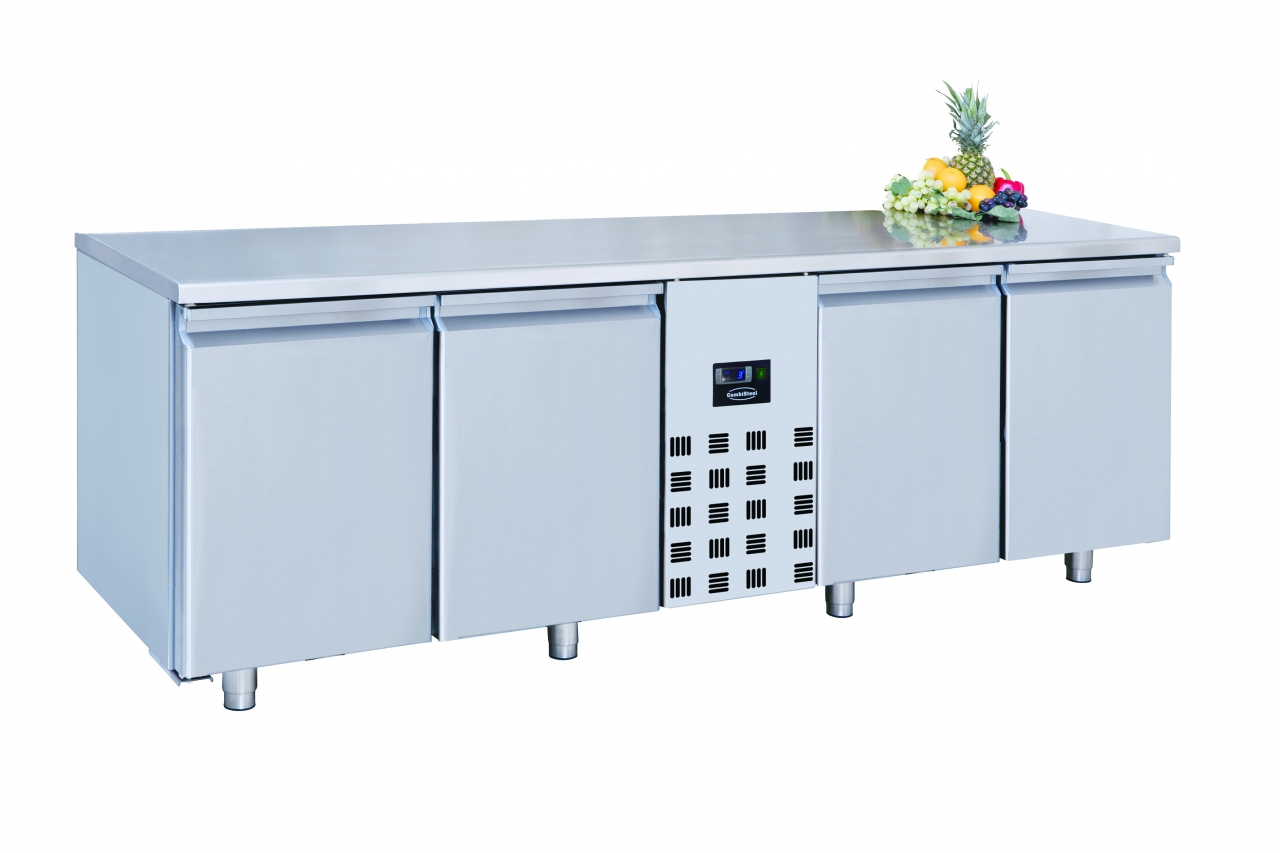 700 Koelwerkbank 4 Deuren Mono Block 700 Koelwerkbank 4 Deuren Mono Block