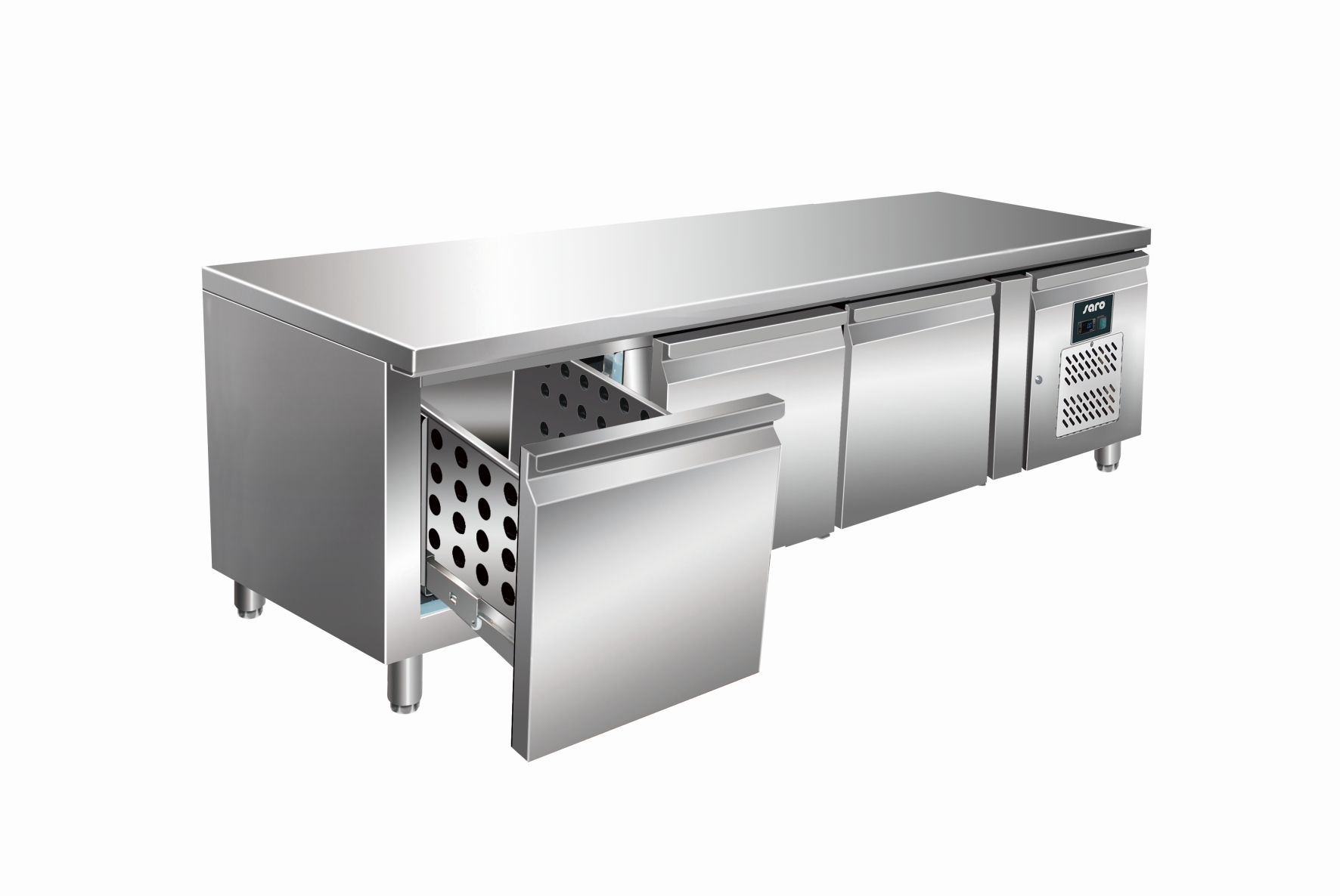 SARO Onderbouw koelwerbank met lades model UGN 3100 TN-3S SARO Onderbouw koelwerbank met lades model UGN 3100 TN-3S