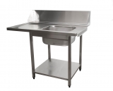 Saro Aanvoertafel Voor Vaatwasser Rechts, 1 Bak, 1200 mm Saro Aanvoertafel Voor Vaatwasser Rechts, 1 Bak, 1200 mm