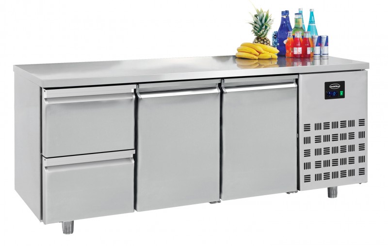 700 Koelwerkbank 2 Deuren 2 Laden 700 Koelwerkbank 2 Deuren 2 Laden