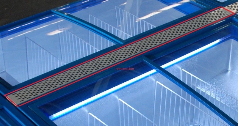 Vrieskist Koppelstuk Zwart 2125 Vrieskist Koppelstuk Zwart 2125