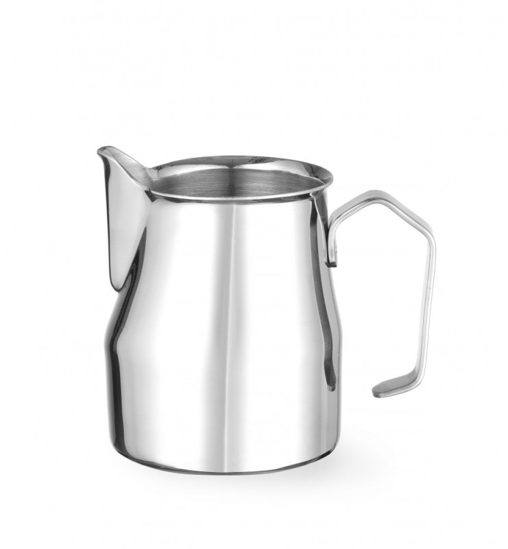 Melkkan met V-vormige schenktuit, HENDI, 0,45L, ⌀75x(H)111mm Melkkan met V-vormige schenktuit, HENDI, 0,45L, ⌀75x(H)111mm