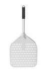 Pizzaschep Vierkant Geperforeerd Met Korte Handgreep, Hendi, 300x660mm