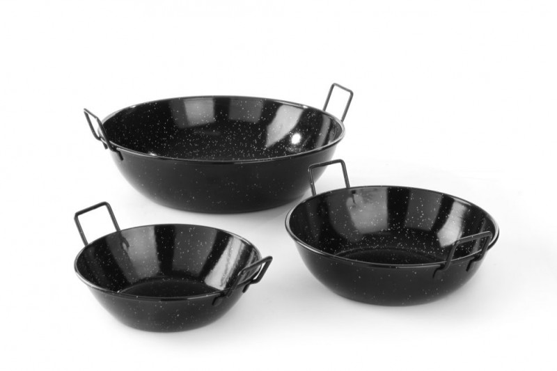 Geëmailleerde paëllaschalen, HENDI, ⌀245x(H)70mm Geëmailleerde paëllaschalen, HENDI, ⌀245x(H)70mm