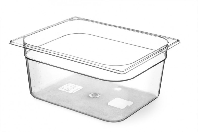 Container GN 1/2 Tritan, HENDI, Budget Line, GN 1/2, 6,5L, Transparant, 325x265x(H)100mm Container GN 1/2 Tritan, HENDI, Budget Line, GN 1/2, 6,5L, Transparant, 325x265x(H)100mm