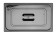 Deksel voor GN containers zwart polycarbonaat, HENDI, GN 1/2, Zwart, 325x265mm Deksel voor GN containers zwart polycarbonaat, HENDI, GN 1/2, Zwart, 325x265mm