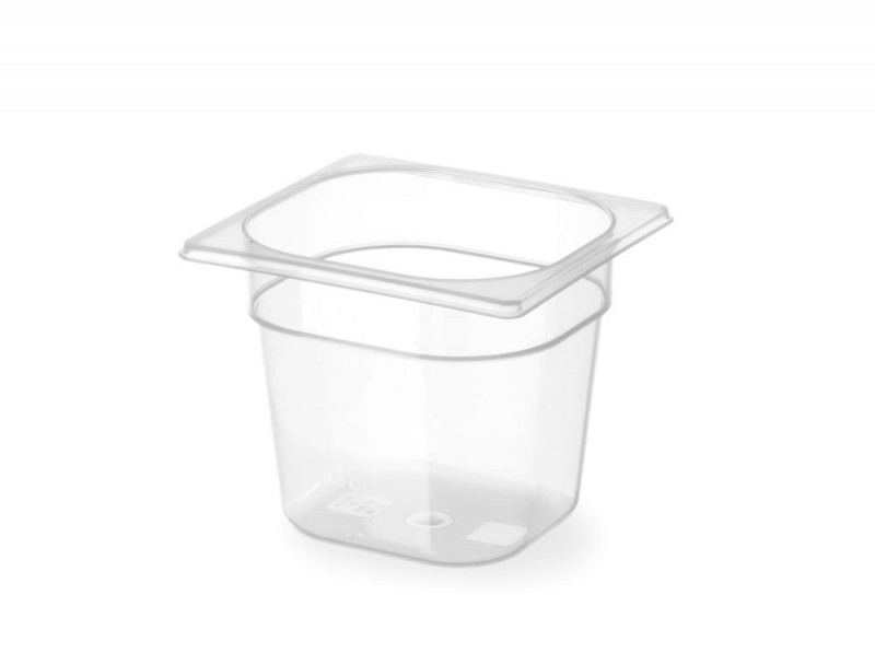 Container GN 1/6 polypropyleen, HENDI, Profi Line, GN 1/6, 2,4L, Transparant, 176x162x(H)150mm Container GN 1/6 polypropyleen, HENDI, Profi Line, GN 1/6, 2,4L, Transparant, 176x162x(H)150mm