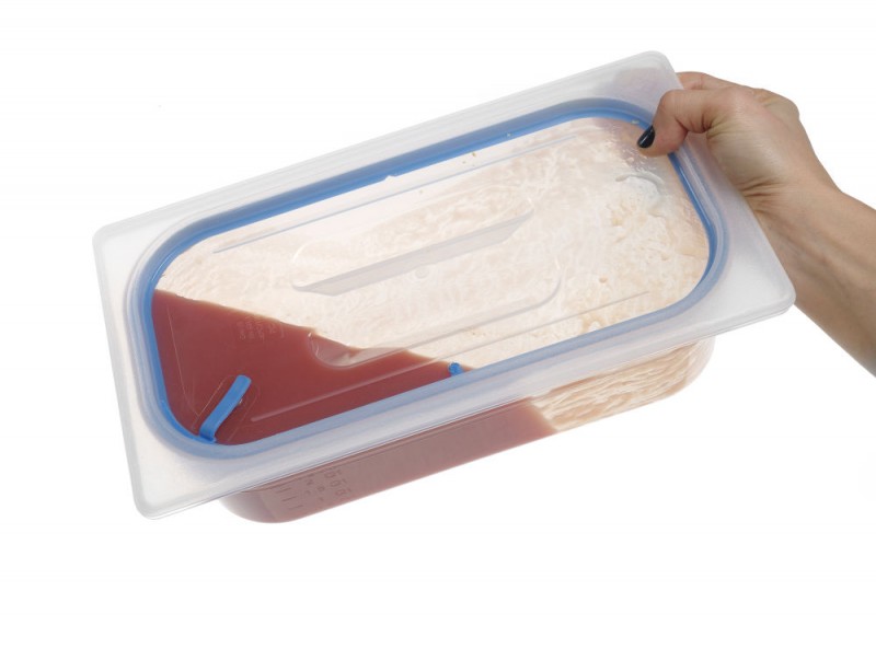 Deksel voor GN containers polypropyleen, HENDI, GN 1/1, Transparant, 530x325mm Deksel voor GN containers polypropyleen, HENDI, GN 1/1, Transparant, 530x325mm