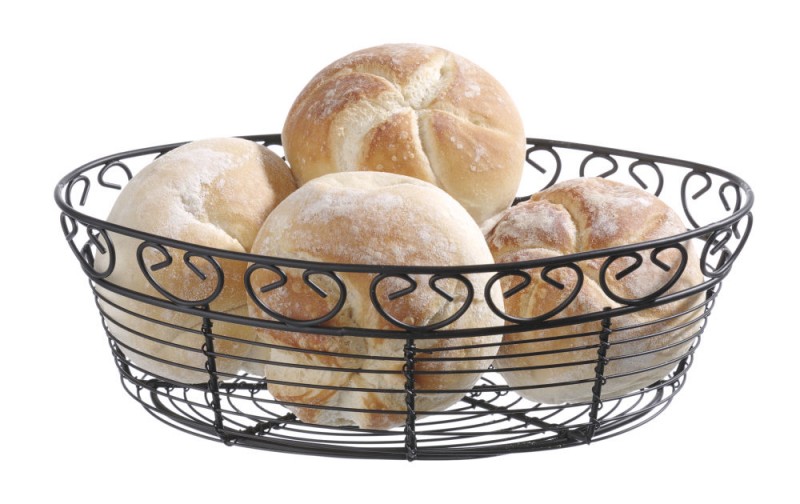 Draadmandje deco ovaal, HENDI, 255x160x(H)80mm Draadmandje deco ovaal, HENDI, 255x160x(H)80mm