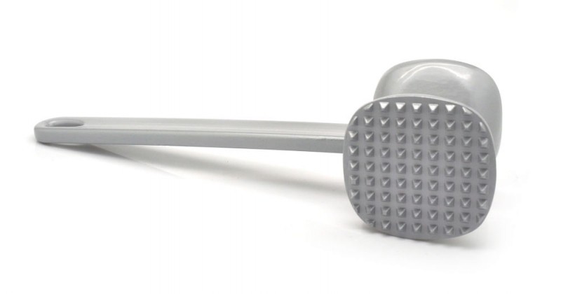 Vleeshamer, HENDI, Lichtgrijs, 255x65x(H)70mm Vleeshamer, HENDI, Lichtgrijs, 255x65x(H)70mm