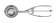 Portioneerlepel Kitchen Line, HENDI, Kitchen Line, 1/16, ⌀59mm