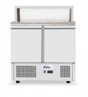 Pizzawerkbank Met 2 Deuren 300l, Arktic, 230v/310w, 900x700x(h)1110mm