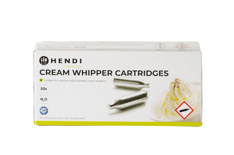 Slagroompatronen, HENDI, 10 st Slagroompatronen, HENDI, 10 st