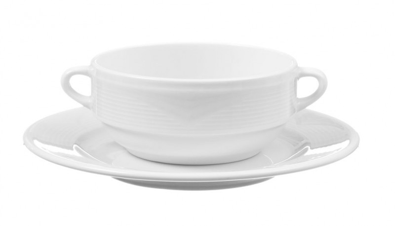 Saucer voor soepkom en cappuccinokop, HENDI, ⌀190mm Saucer voor soepkom en cappuccinokop, HENDI, ⌀190mm
