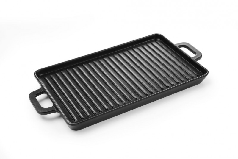 Mini grillpan Little Chef, HENDI, Zwart, 320x162x(H)20mm Mini grillpan Little Chef, HENDI, Zwart, 320x162x(H)20mm