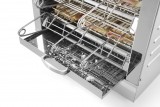 Tosti-apparaat Met 6 Tostiklemmen, Hendi, 230v/3000w, 450x390x(h)400mm