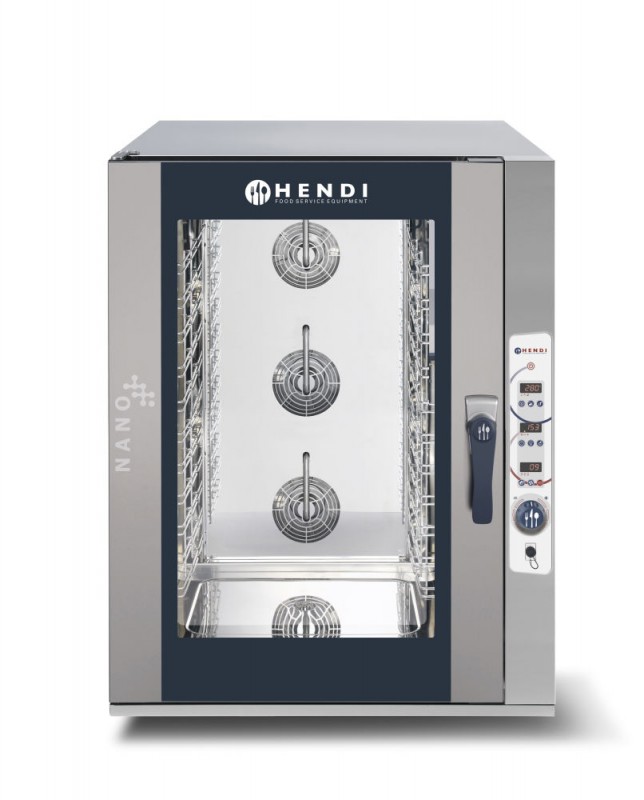Convectie stoomoven NANO digital 12x GN1/1, HENDI, 400V/16100W, 935x881x(H)1200mm Convectie stoomoven NANO digital 12x GN1/1, HENDI, 400V/16100W, 935x881x(H)1200mm