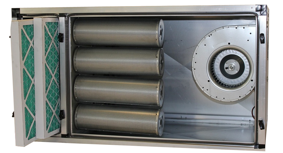 Geurfilterkast Met Motor 2000m3 Geurfilterkast Met Motor 2000m3