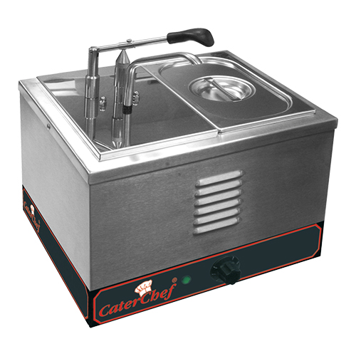 Sauzen warmer m/dispenser Sauzen warmer m/dispenser