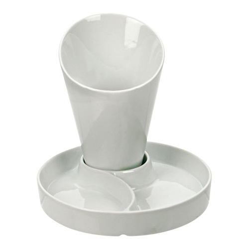 Serveer frites-zak Serveer frites-zak