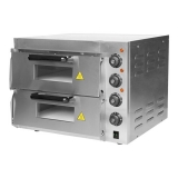 Pizza Oven Rvs (40x40cm) 2 Etages