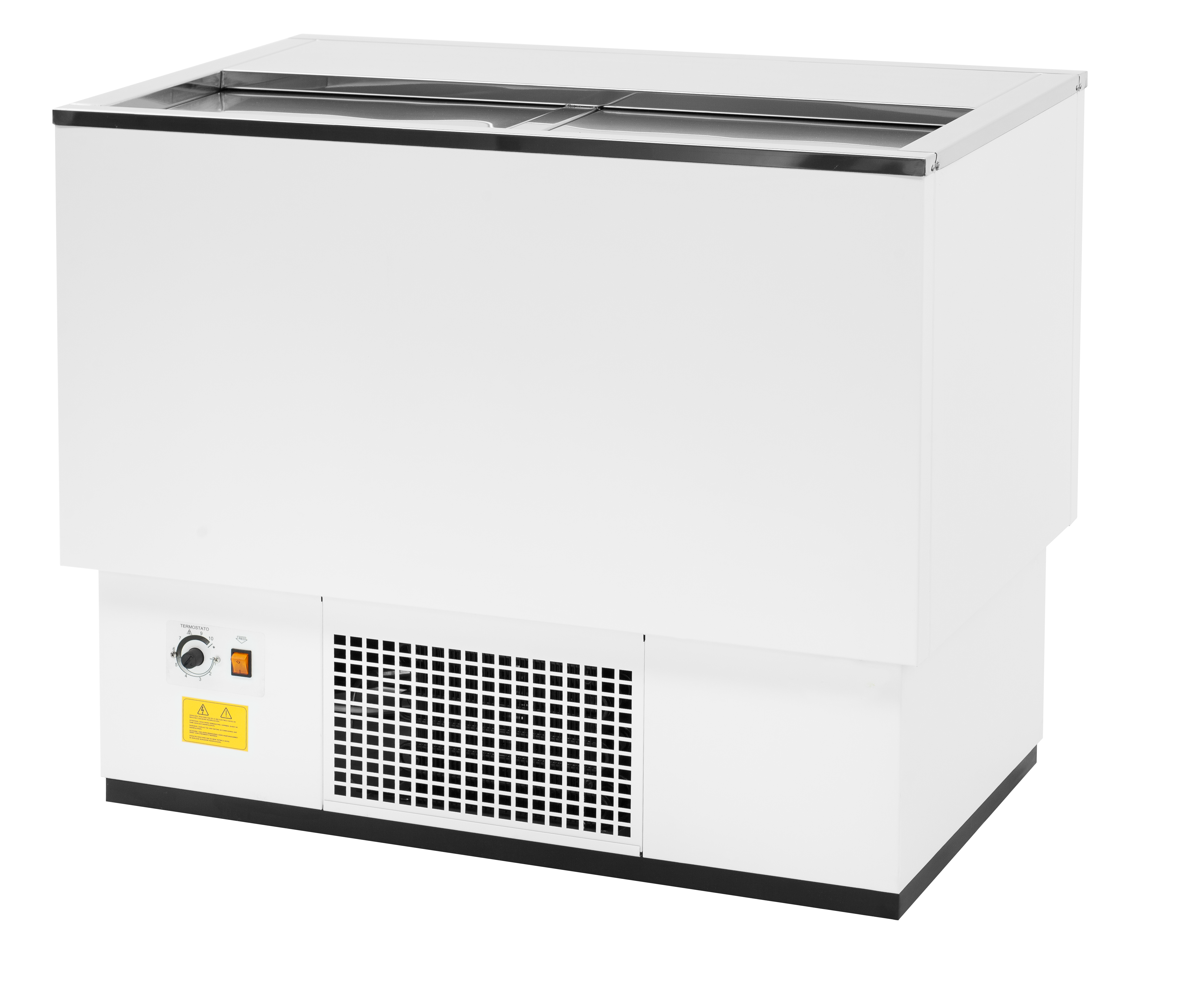 Koelkist Wit Rvs Deksel 137l Koelkist Wit Rvs Deksel 137l