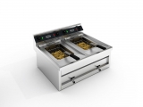 Friteuse Tafel 2x12l 2x6kw