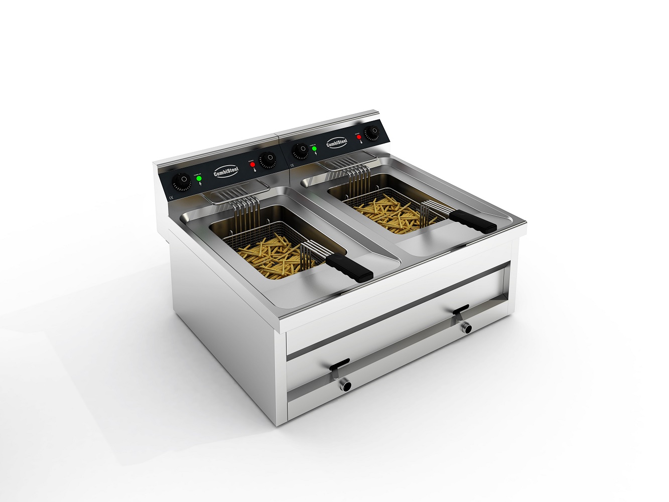 Friteuse Tafel 2x12l 2x6kw Friteuse Tafel 2x12l 2x6kw