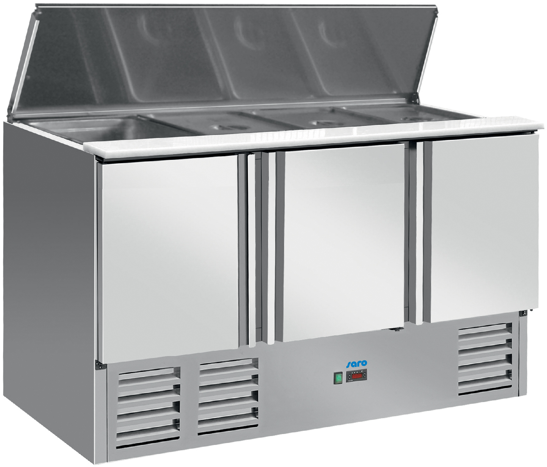 SARO Saladette met 3 deuren, model BALDUR S 903 SARO Saladette met 3 deuren, model BALDUR S 903